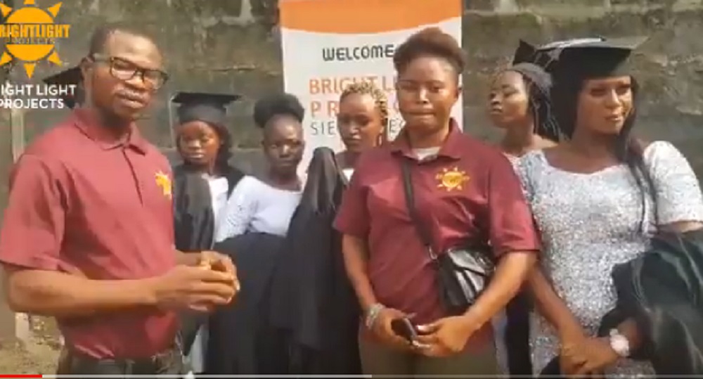 Video: Bright Light Projects – Beneficiaries Graduate from SLOIC Makeni (Sierra Leone)