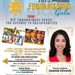 US Congressional Candidate Amanda Edwards to Deliver Keynote Address at BLP 2023 Annual Fundraiser Gala in Houston Texas