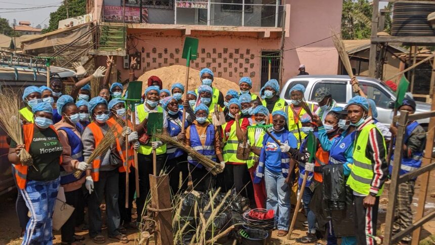 Bright Light Projects Leads Bamenda Clean-up Campaign to Promote Peace and Environmental Sustainability 