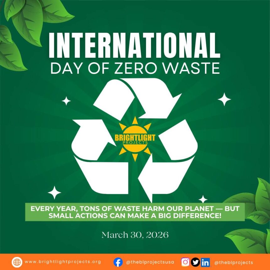 Marking International Day of Zero Waste: BLP Organizes impactful Clean-Up Campaign at Gratitude Islamic Secondary School