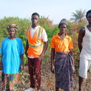 Land Allocated for BLP VSLA Smart Agriculture Demonstration Centres in Rosint and Manor Communities in Sierra Leone.